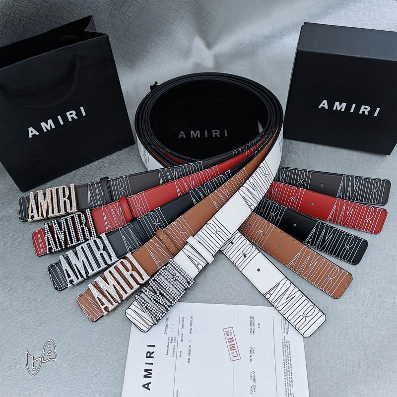 Amiri belt 38mmX90-125cm lb117